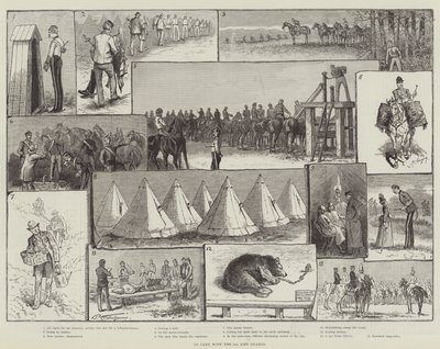 In Camp with the 2nd Life Guards by Paul Frenzeny